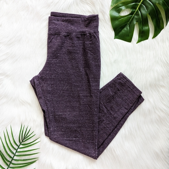 GAP purple athletic leggings size L - Picture 1 of 9